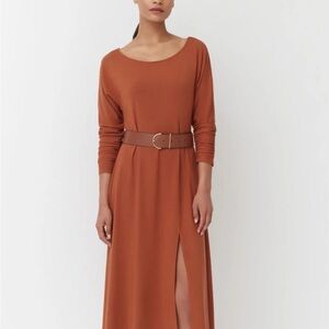 Cuyana Wide Leather Belt S/M